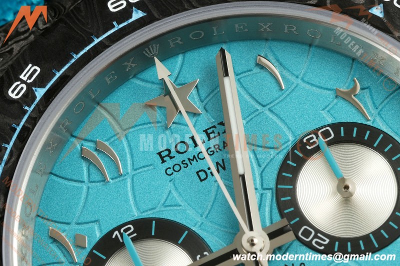 Rolex - Daytona 40mm DiW Ramadan CL Black Carbon Fiber FC/NY Blue Arabic Dial DIWF DD4801 | 롤렉스 - 데이토나 40mm DiW 라마단 CL 블랙 카본 파이버 FC/NY 블루 아라비아 다이얼 DIWF DD4801