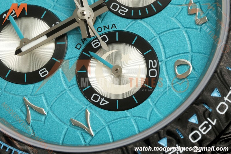 Rolex - Daytona 40mm DiW Ramadan CL Black Carbon Fiber FC/NY Blue Arabic Dial DIWF DD4801 | 롤렉스 - 데이토나 40mm DiW 라마단 CL 블랙 카본 파이버 FC/NY 블루 아라비아 다이얼 DIWF DD4801