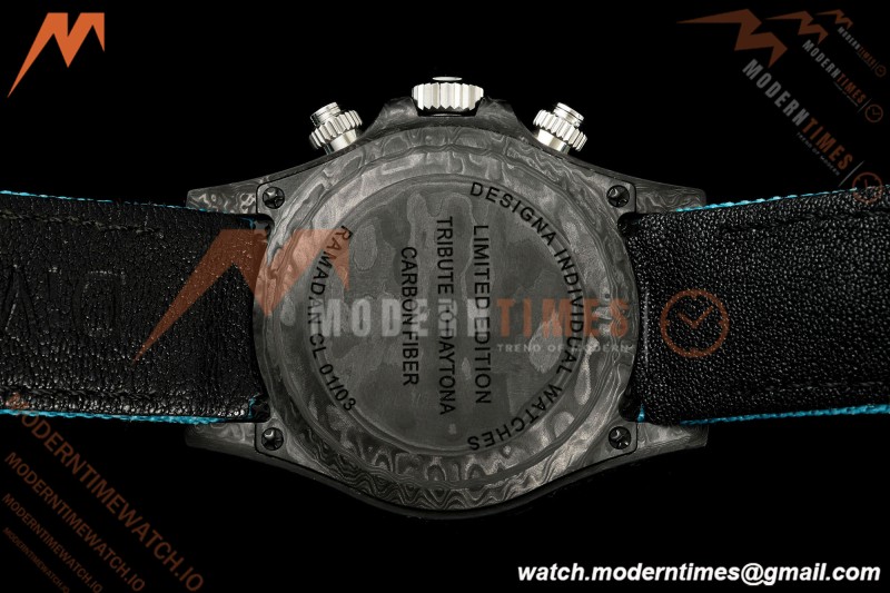 Rolex - Daytona 40mm DiW Ramadan CL Black Carbon Fiber FC/NY Blue Arabic Dial DIWF DD4801 | 롤렉스 - 데이토나 40mm DiW 라마단 CL 블랙 카본 파이버 FC/NY 블루 아라비아 다이얼 DIWF DD4801