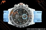 Rolex - Daytona 40mm DiW Racing Blue White Carbon Fiber FC/NY Black Dial N6F SA4130 | 롤렉스 - 데이토나 40mm DiW 레이싱 블루 화이트 카본 파이버 FC/NY 블랙 다이얼 N6F SA4130