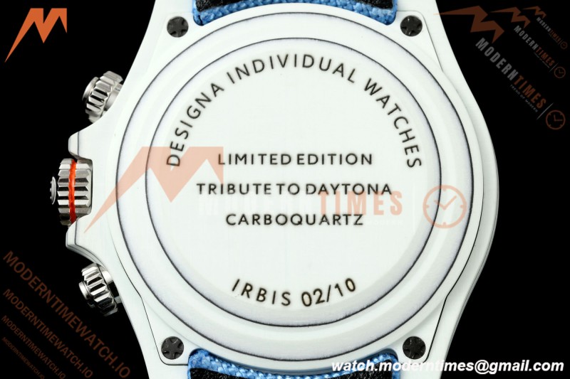 Rolex - Daytona 40mm DiW Racing Blue White Carbon Fiber FC/NY Black Dial N6F SA4130 | 롤렉스 - 데이토나 40mm DiW 레이싱 블루 화이트 카본 파이버 FC/NY 블랙 다이얼 N6F SA4130
