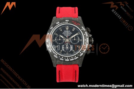 Rolex - Daytona 40mm DiW Red Edition Black Carbon Fiber FC/NY Black Dial N6F SA4130 | 롤렉스 - 데이토나 40mm DiW 레드 에디션 블랙 카본 파이버 FC/NY 블랙 다이얼 N6F SA4130