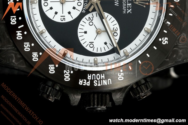 Rolex - Daytona 40mm DiW Paul Newman Black Carbon Fiber FC/NY Black Dial N6F SA4130 | 롤렉스 - 데이토나 40mm DiW 폴 뉴먼 블랙 카본 파이버 FC/NY 블랙 다이얼 N6F SA4130