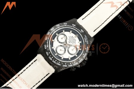Rolex - Daytona 40mm DiW Cream V2 Black Carbon Fiber FC/NY White Dial N6F SA4130 | 롤렉스 - 데이토나 40mm DiW 크림 V2 블랙 카본 파이버 FC/NY 화이트 다이얼 N6F SA4130