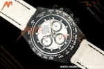 Rolex - Daytona 40mm DiW Cream V2 Black Carbon Fiber FC/NY White Dial N6F SA4130 | 롤렉스 - 데이토나 40mm DiW 크림 V2 블랙 카본 파이버 FC/NY 화이트 다이얼 N6F SA4130