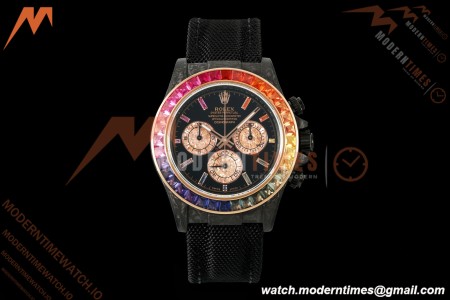 Rolex - Daytona Rainbow Black Carbon 40mm FC/NY Black/Dia Sonic SA4130