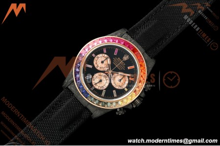 Rolex - Daytona Rainbow Black Carbon 40mm FC/NY Black/Dia Sonic SA4130