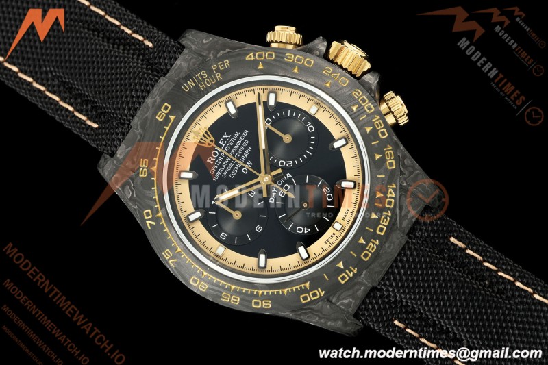 Rolex - Daytona 40mm DiW Cream Invert Black Carbon Fiber FC/NY Black Dial N6F SA4130