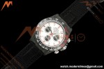 Rolex - Daytona 40mm DiW Speedster White Black Carbon Fiber FC/NY White Dial N6F SA4130 | 롤렉스 - 데이토나 40mm DiW 스피드스터 화이트 블랙 카본 파이버 FC/NY 화이트 다이얼 N6F SA4130