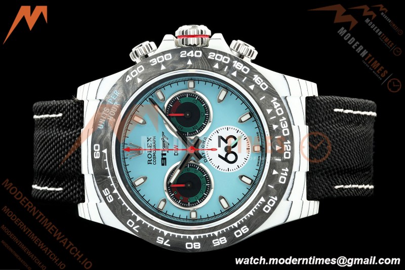 Rolex - Daytona 40mm DiW Porsche 911 S/T White Carbon Fiber FC/NY Blue Dial Sonic SA4130
