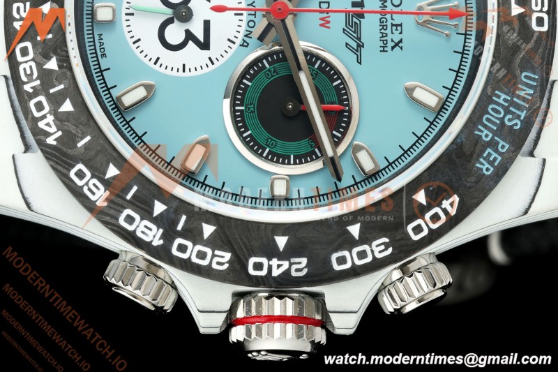Rolex - Daytona 40mm DiW Porsche 911 S/T White Carbon Fiber FC/NY Blue Dial Sonic SA4130