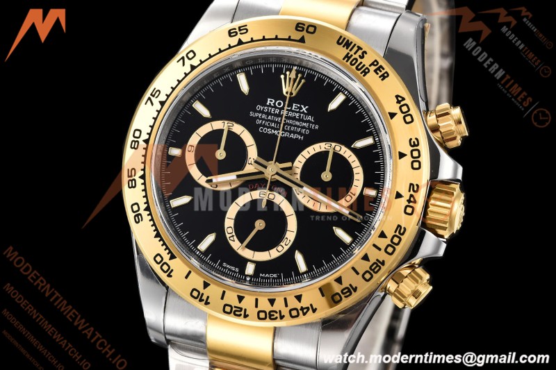 Rolex - Daytona 126503 40mm Gain Weight YG/SS Blk/Stk VSF V3 DD4131 | 롤렉스 - 데이토나 126503 40mm 게인 웨이트 YG/YG 골드/블랙/스틸 VSF V3 DD4131