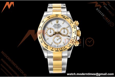 Rolex - Daytona 126503 40mm Gain Weight YG/SS Wht/Stk VSF V3 DD4131 | 롤렉스 - 데이토나 126503 40mm 게인 웨이트 YG/SS 화이트/스틸 VSF V3 DD4131
