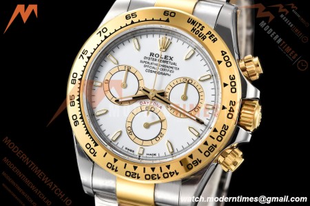 Rolex - Daytona 126503 40mm Gain Weight YG/SS Wht/Stk VSF V3 DD4131