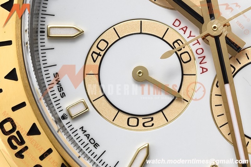 Rolex - Daytona 126503 40mm Gain Weight YG/SS Wht/Stk VSF V3 DD4131