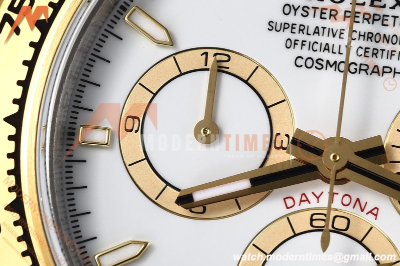 Rolex - Daytona 126503 40mm Gain Weight YG/SS Wht/Stk VSF V3 DD4131