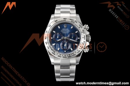 Rolex - Daytona 116509 40mm Gain Weight SS/SS Blu/Stk VSF V3 DD4130