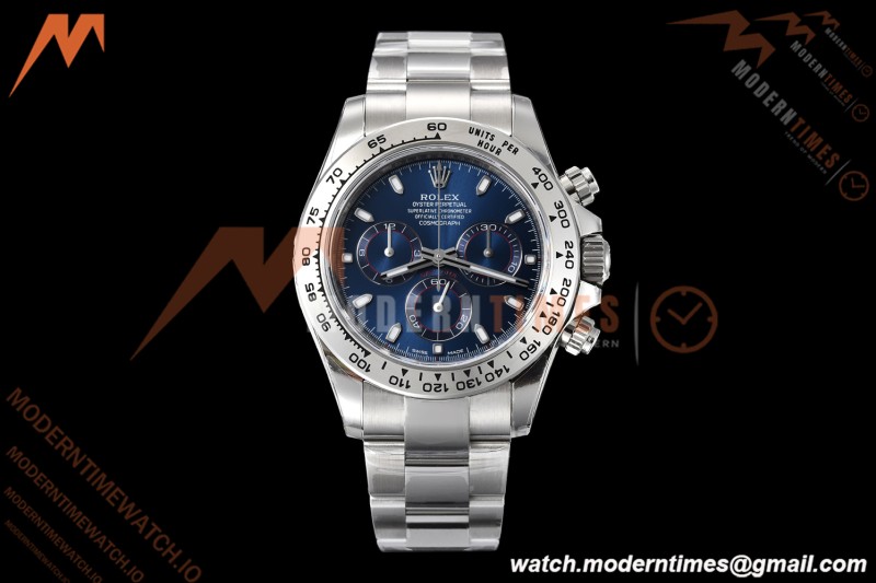 Rolex - Daytona 116509 40mm Gain Weight SS/SS Blu/Stk VSF V3 DD4130 | 롤렉스 - 데이토나 116509 40mm 게인 웨이트 SS/SS 블루/스틸 VSF V3 DD4130