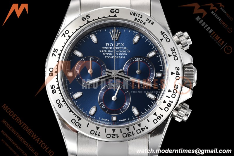 Rolex - Daytona 116509 40mm Gain Weight SS/SS Blu/Stk VSF V3 DD4130 | 롤렉스 - 데이토나 116509 40mm 게인 웨이트 SS/SS 블루/스틸 VSF V3 DD4130