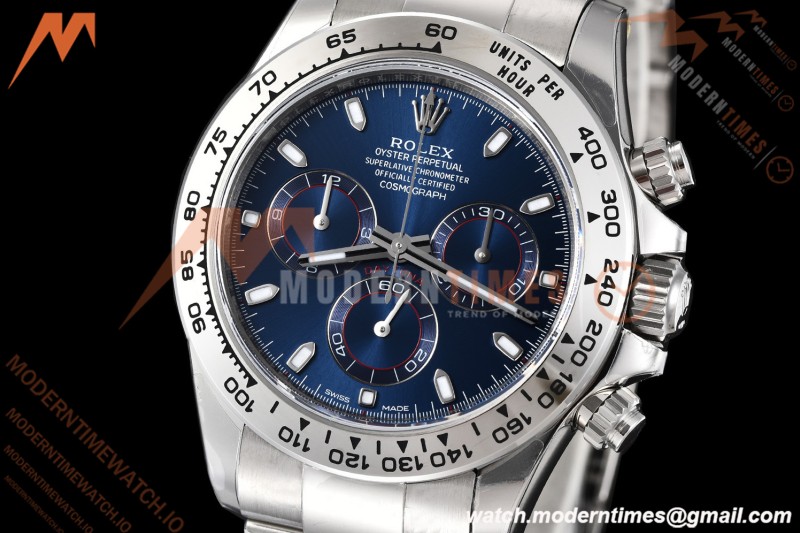 Rolex - Daytona 116509 40mm Gain Weight SS/SS Blu/Stk VSF V3 DD4130 | 롤렉스 - 데이토나 116509 40mm 게인 웨이트 SS/SS 블루/스틸 VSF V3 DD4130