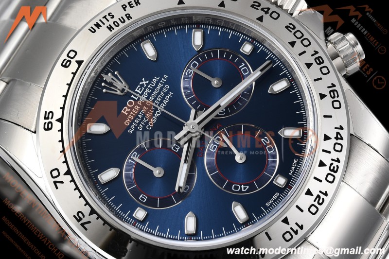 Rolex - Daytona 116509 40mm Gain Weight SS/SS Blu/Stk VSF V3 DD4130 | 롤렉스 - 데이토나 116509 40mm 게인 웨이트 SS/SS 블루/스틸 VSF V3 DD4130