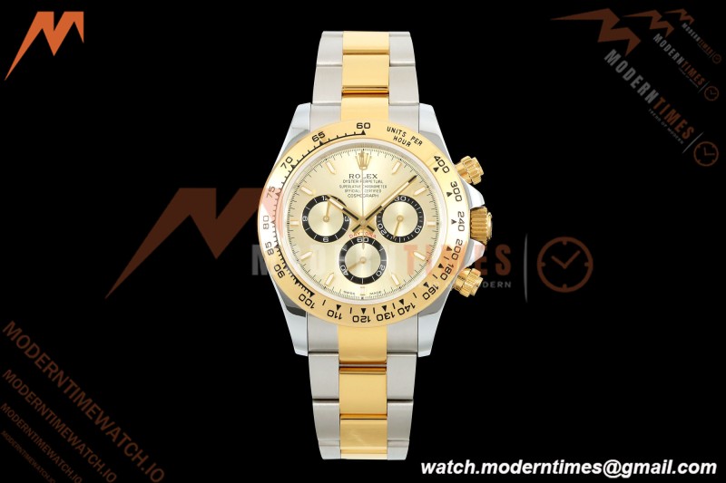 Rolex - Daytona 126503 40mm Gain Weight YG/SS Gold/Stk QF V6 SH4131