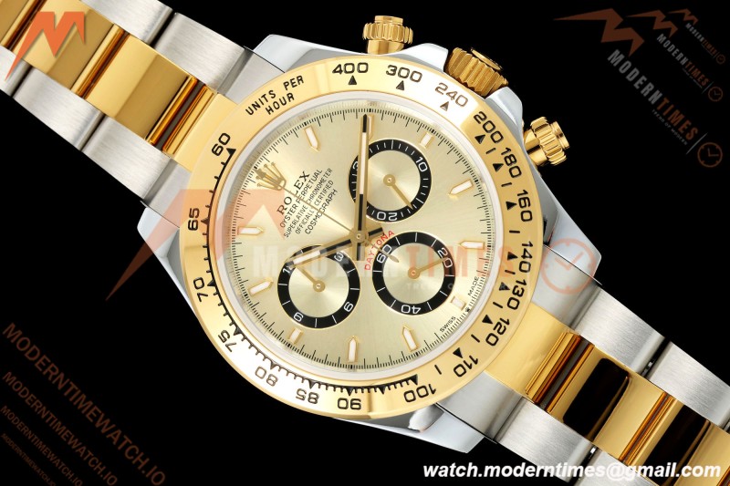 Rolex - Daytona 126503 40mm Gain Weight YG/SS Gold/Stk QF V6 SH4131