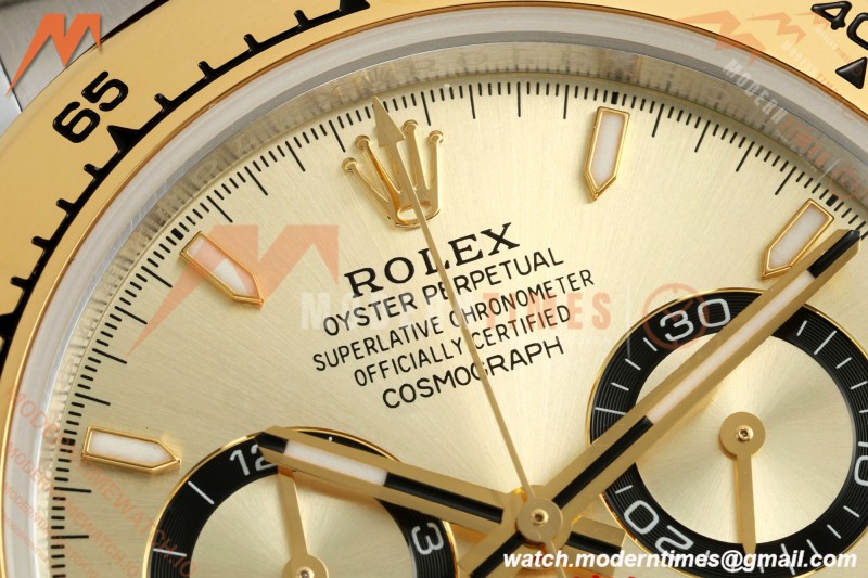 Rolex - Daytona 126503 40mm Gain Weight YG/SS Gold/Stk QF V6 SH4131