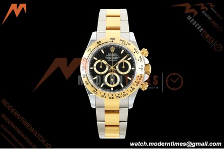 Rolex - Daytona 126503 40mm Gain Weight YG/SS Blk/Stk QF V6 SH4131
