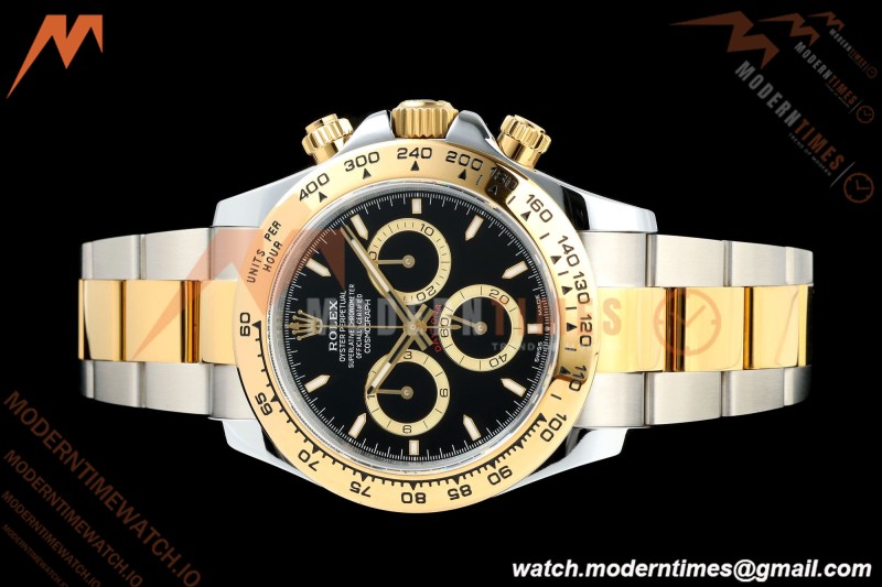 Rolex - Daytona 126503 40mm Gain Weight YG/SS Blk/Stk QF V6 SH4131