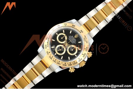 Rolex - Daytona 126503 40mm Gain Weight YG/SS Blk/Stk QF V6 SH4131