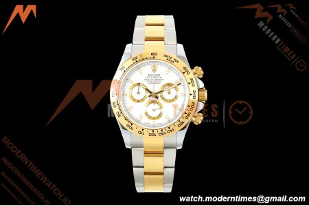 Rolex - Daytona 126503 40mm Gain Weight YG/SS Wht/Stk QF V6 SH4131