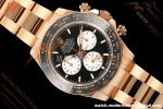 Rolex - Daytona 126525LN Le Mans 40mm 904L Gain Weight RG/RG Blk/Wht/Stk QF V9 SH4132