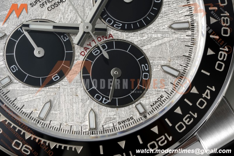 Rolex - Daytona 126519LN 40mm Gain Weight CER/WG/RU Grey/Blk/Stk Meteorite Dial APSF SH4131