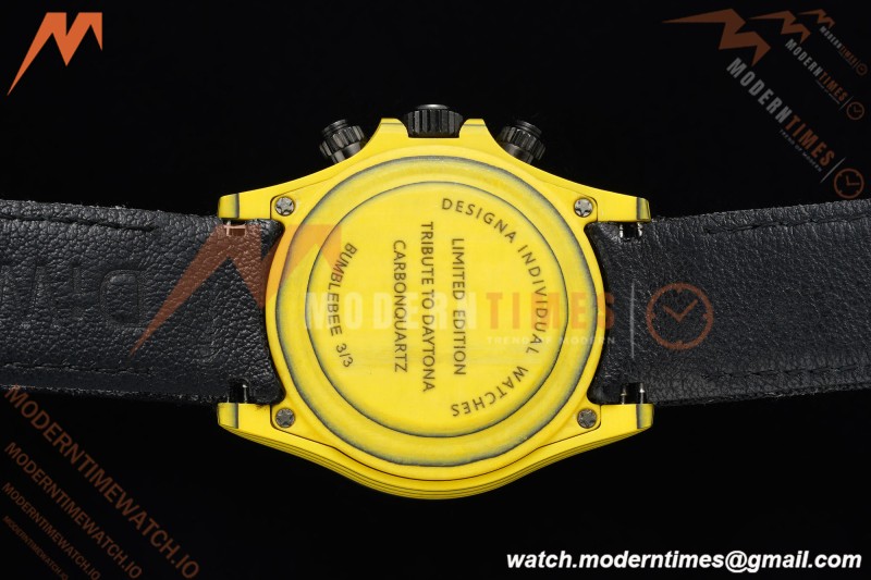Rolex - Daytona DiW BumbleBee 40mm Yellow Carbon Fiber FC/NY Skeleton Dial DIWF DD4801
