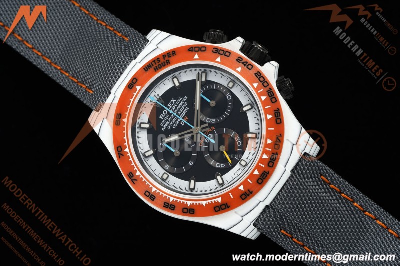 Rolex - Daytona 40mm DiW Ocellaris White Carbon Fiber FC/NY/ORN Black Dial N6F SA4130