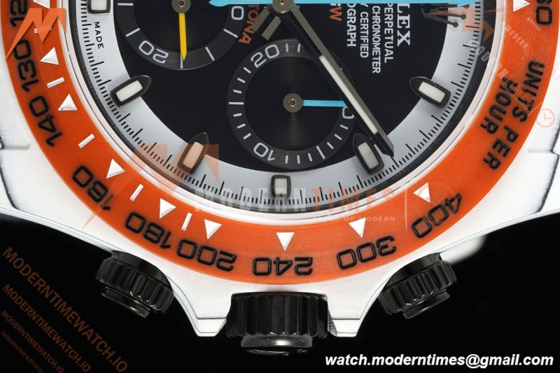Rolex - Daytona 40mm DiW Ocellaris White Carbon Fiber FC/NY/ORN Black Dial N6F SA4130