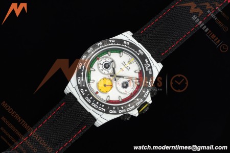 Rolex - Daytona 40mm DiW Ferrari White Carbon Fiber FC/NY White Dial Sonic SA4130