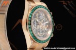 Rolex - Daytona Artisans De Genève “Poetry of Lights” RG/RG Emeralds Skeleton Dial ADGF SA4130 | 롤렉스 - 데이토나 아르티장 드 제네브 "빛의 시" RG/RG 에메랄드 스켈레톤 다이얼 ADGF SA4130
