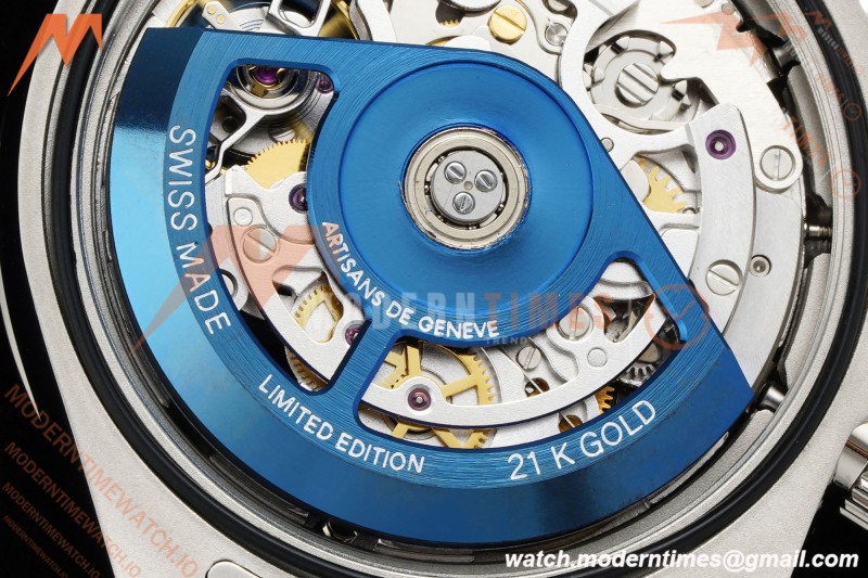 Rolex - Daytona Artisans De Genève "Arolla" SS/SS Diamond Blue Crystal Skeleton Dial ADGF SA4130