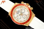 Rolex - Daytona 116578SACO 40mm YG/RU Wht/Mop/Dia Orange Crystal Sonic SA4130 | 롤렉스 - 데이토나 116578SACO 40mm YG/RU 화이트/모프/다이아 오렌지 크리스탈 소닉 SA4130