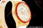 Rolex - Daytona 116578SACO 40mm YG/RU Wht/Mop/Dia Orange Crystal Sonic SA4130 | 롤렉스 - 데이토나 116578SACO 40mm YG/RU 화이트/모프/다이아 오렌지 크리스탈 소닉 SA4130