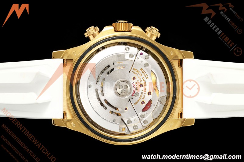 Rolex - Daytona 116578SACO 40mm YG/RU Wht/Mop/Dia Orange Crystal Sonic SA4130 | 롤렉스 - 데이토나 116578SACO 40mm YG/RU 화이트/모프/다이아 오렌지 크리스탈 소닉 SA4130