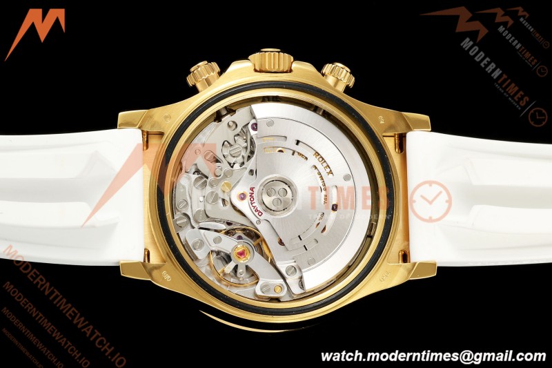 Rolex - Daytona 116578SACO 40mm YG/RU Wht/Mop/Dia Orange Crystal Sonic SA4130 | 롤렉스 - 데이토나 116578SACO 40mm YG/RU 화이트/모프/다이아 오렌지 크리스탈 소닉 SA4130