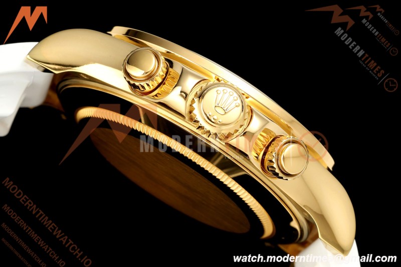 Rolex - Daytona 116578SACO 40mm YG/RU Wht/Mop/Dia Orange Crystal Sonic SA4130 | 롤렉스 - 데이토나 116578SACO 40mm YG/RU 화이트/모프/다이아 오렌지 크리스탈 소닉 SA4130