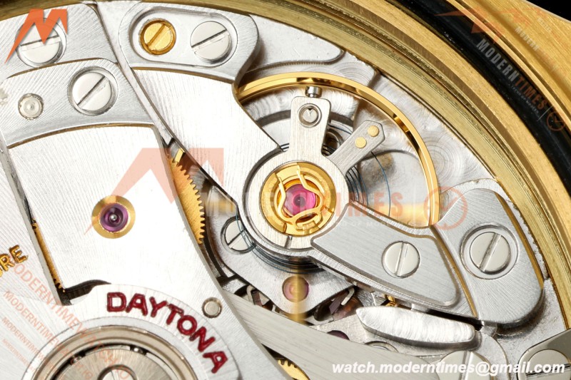 Rolex - Daytona 116578SACO 40mm YG/RU Wht/Mop/Dia Orange Crystal Sonic SA4130 | 롤렉스 - 데이토나 116578SACO 40mm YG/RU 화이트/모프/다이아 오렌지 크리스탈 소닉 SA4130