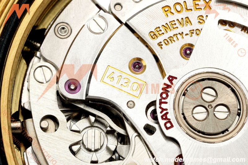 Rolex - Daytona 116578SACO 40mm YG/RU Wht/Mop/Dia Orange Crystal Sonic SA4130 | 롤렉스 - 데이토나 116578SACO 40mm YG/RU 화이트/모프/다이아 오렌지 크리스탈 소닉 SA4130