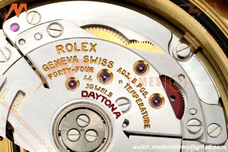 Rolex - Daytona 116578SACO 40mm YG/RU Wht/Mop/Dia Orange Crystal Sonic SA4130 | 롤렉스 - 데이토나 116578SACO 40mm YG/RU 화이트/모프/다이아 오렌지 크리스탈 소닉 SA4130