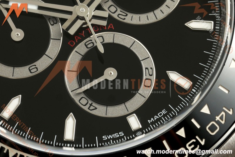 Rolex - Daytona 126500LN 40mm CER 904L SS/SS Black ARF SH4131 | 롤렉스 - 데이토나 126500LN 40mm CER 904L SS/SS 블랙 ARF SH4131