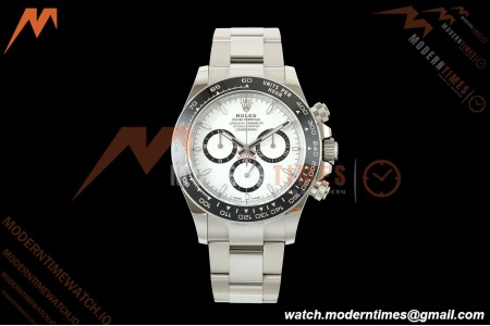 Rolex - Daytona 126500LN 40mm CER 904L SS/SS White ARF SH4131 | 롤렉스 - 데이토나 126500LN 40mm CER 904L SS/SS 화이트 ARF SH4131